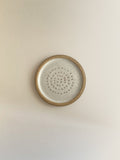 White Speckle Handmade Ceramic Garlic Grater | 10cm