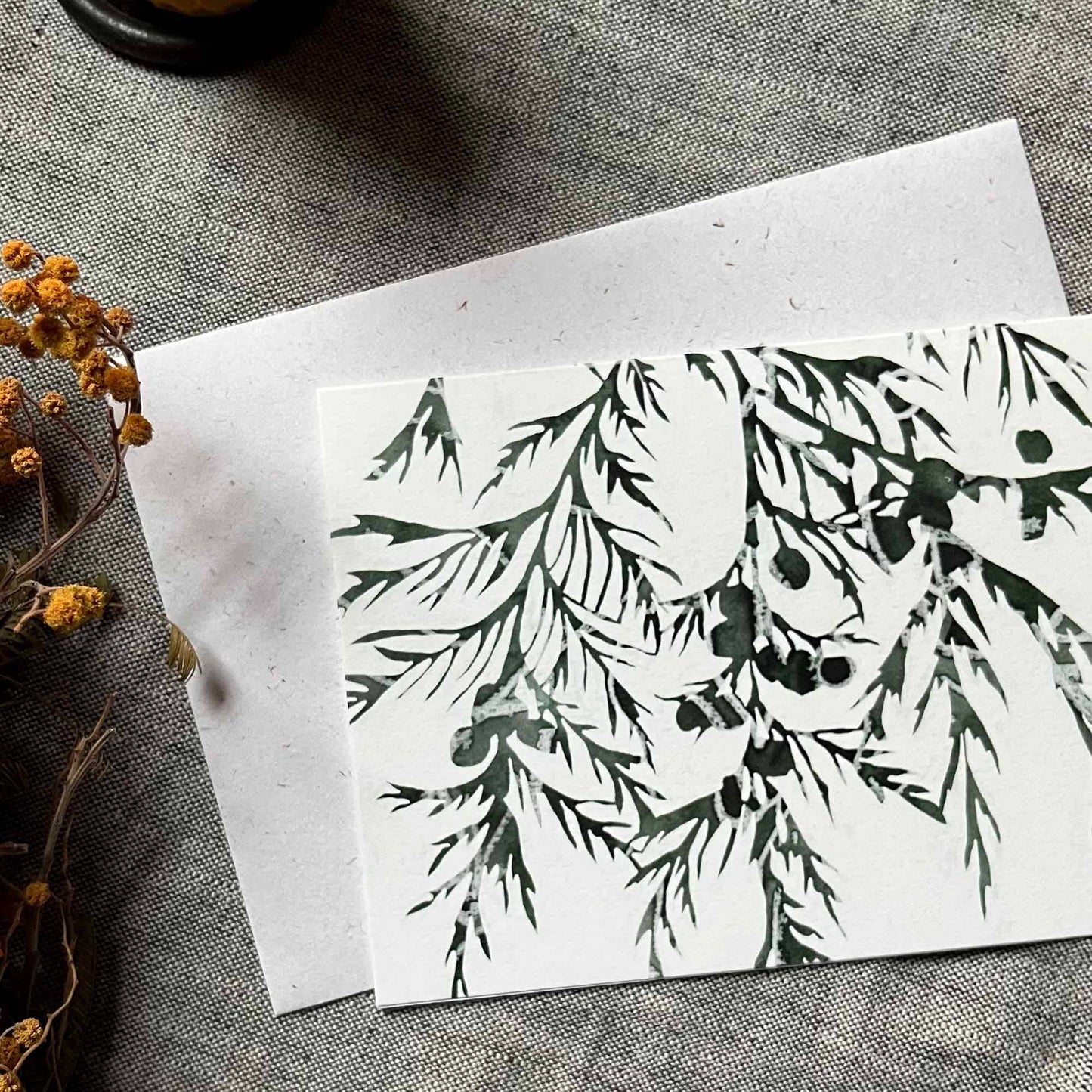 Winter Branches Botanical Christmas Card | A6